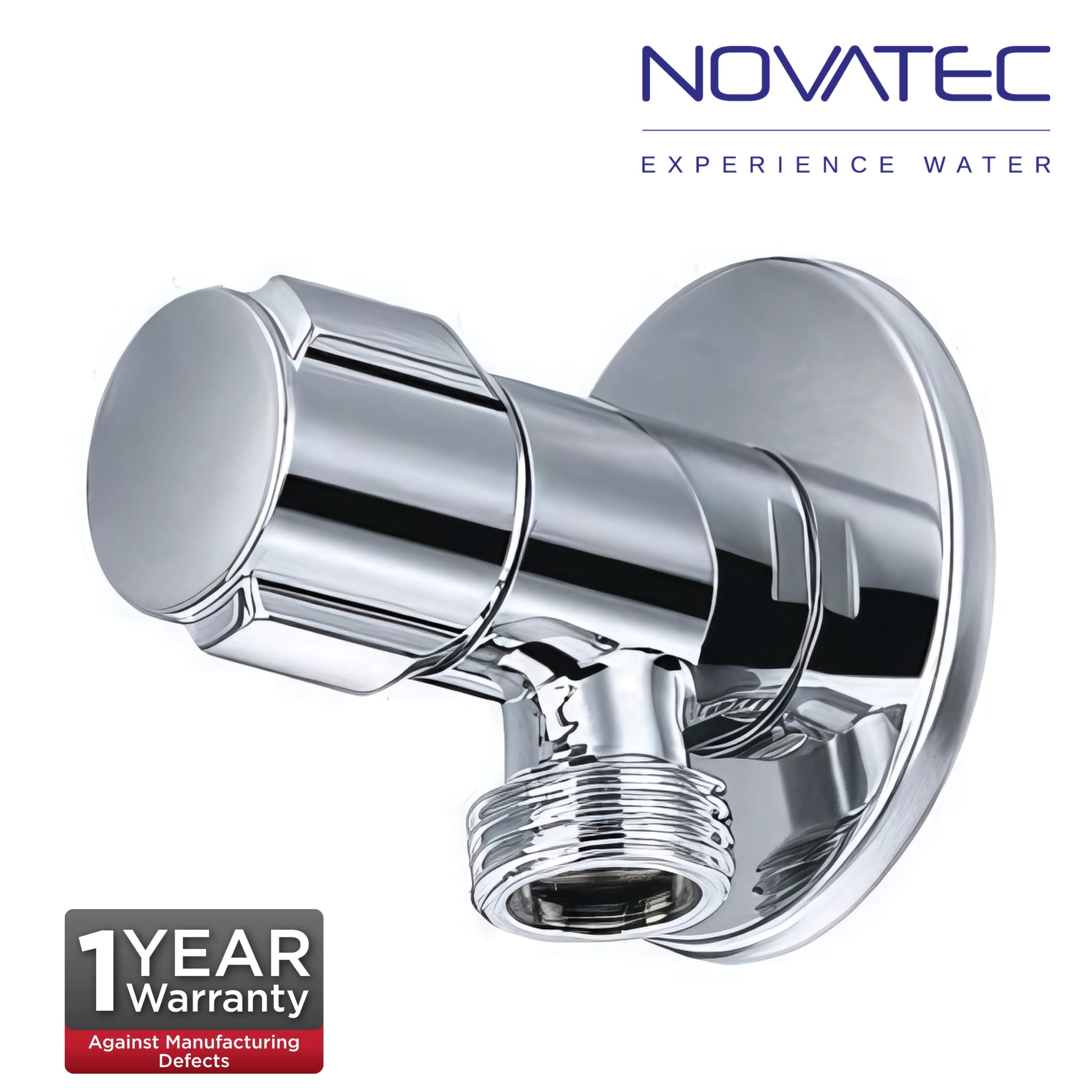 Novatec CP Angle Valve With Wall Flange (AV280)